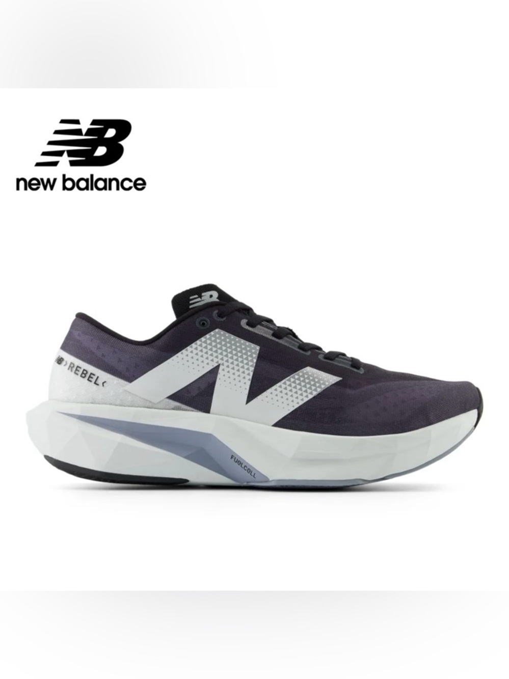 New Balance 🔥 FuelCell Rebel v4 Running Shoes Grey Black 12 13 MFCXLK4 NEW - Picture 9 of 16